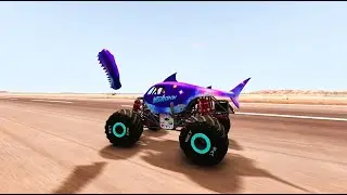 Random Cars Vs Boost Speed Physics Test 1000M/h #015 - Realistic Speed in BeamNG Drive