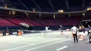 Andy Roddick Arrives in Birmingham - PowerShares Series Tennis