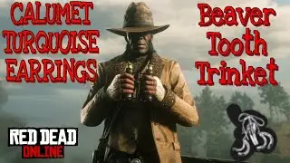 Where to find Calumet Turquoise Earrings to craft Beaver Tooth Trinket | Red Dead Online [4K]