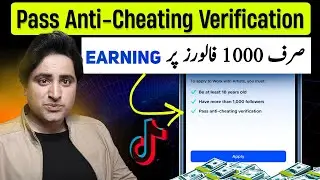 Pass ANTI CHEATING verification Tiktok | work with artist | Earning On 1000 Followers | JN tech
