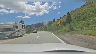 Driving on California SR 88 past Kit Carson Campground, Red Lake,and Caples Lake. #farizanoroadtrip 