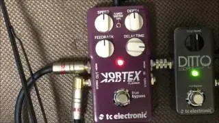 tc electronic Vortex Flanger Bass Test (stereo mode,Pick Style)