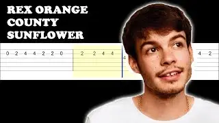 Rex Orange County - Sunflower (Easy Guitar Tabs Tutorial)