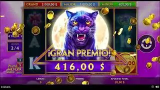 MOON 🌕 PANTHER BONUS LINES 🎰 #slot #freegames #casino