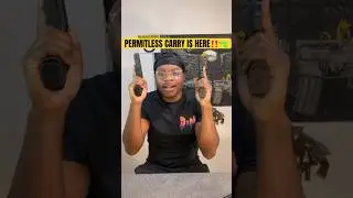 PERMITLESS CARRY IS IN FLORIDA!! BE SAFE! LEARN YOUR LAWS! 🔫🔫🔫 #gun #concealedcarry #law