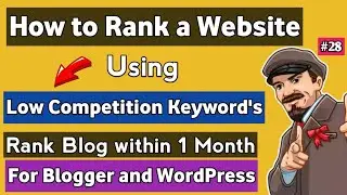 How to Rank Website on Google in 2021 - Find Low Competition Keywords with High Traffic and CPC #SEO