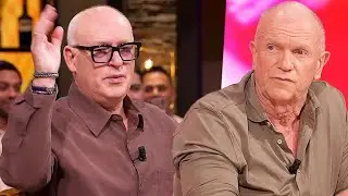 Megamislukking: Ren&eacute; van der Gijp krijgt flinke tik van Evert Santegoeds. &lsquo;Flauwekul!&rsquo;