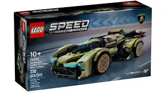 LEGO Speed Champions 76923 Lamborghini Lambo V12 Vision Gran Turismo Super Car - Speed Build Review