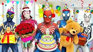 Siêu Nhân Nhện Ham Ngủ & Bữa Tiệc Sinh Nhật Bất Ngờ || Tổng Hợp Video Hành Động Hay Nhất