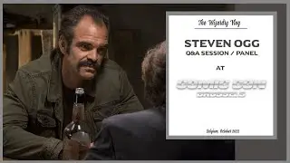 Steven Ogg Q&A Session | Comic Con Brussels | 30-10-2022 | TWD / GTA5 Cast (Simon, Trevor  Philips)