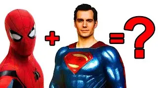 LIVE! Drawing a SPIDER-MAN & SUPERMAN MASH-UP!