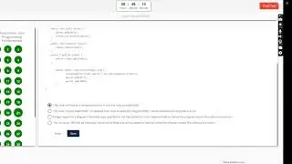 Answer Key - Infosys Springboard - Java Programming Fundamentals