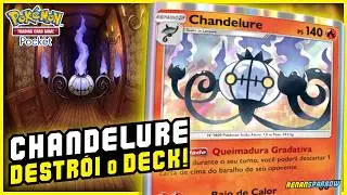 DECK CHANDELURE DESTR&Oacute;I O POK&Eacute;MON DIRETO DO DECK! || Pok&eacute;mon TCG Pocket #415