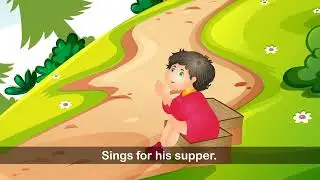 Ch 7 | Little Tommy Tucker | Rhymes Balgeet and Picture Dictionary | UKG | For children