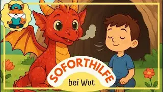 Wut & &Auml;rger loslassen: Kinder-Meditation mit Drache (auch tags&uuml;ber!) 🧘&zwj;♂️ (Fantasiereise)