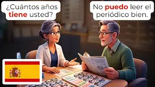 🇪🇸 Уход за зрением в настоящем испанском разговоре | A1-A2 | Изучайте испанский для начинающих