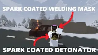 Spark-coated Detonator + Spark-coated Welding Mask | Unturned Item Showcase
