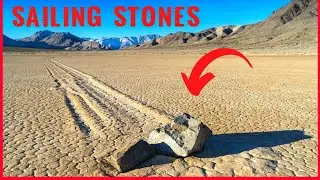 California mystery of sailing stone of death valley || sliding stones