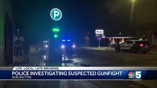 Burlington police investigate gunfire incident