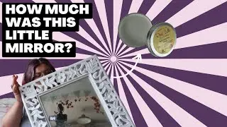 Mint Julep Mirror Makeover with White Wax: DIY Home Decor