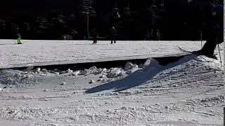 Dominik skiing; Fun Box 20180203_123005
