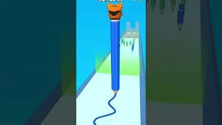 COLOR PENCIL RUN GAME 😱 COLOR PENCIL RUN GAMEPLAY #viral #shorts #short