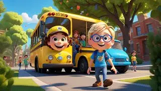 Big Yellow School Bus Rolls + More Nursery Rhymes & Kids Songs