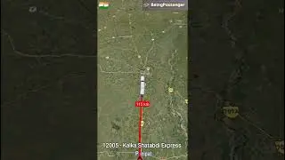 12005 - Kalka Shatabdi Express from New Delhi to Kalka #adventure #train #shatabdiexpress #gk #map