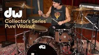 The Sound of DW Collector's Pure Walnut Drums