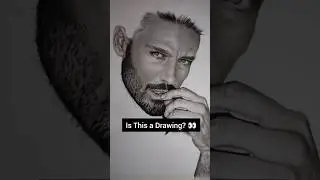 Hyper Realistic Male Face Drawing | Detail Focus | DrawArmi #shorts #art #drawing #drawholic