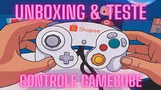 Unboxing e teste controle de GameCube da shopee #gamecube #retrogaming #shopee