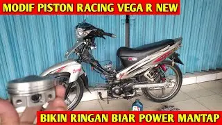 CUSTUM PISTON RACING VEGA R NEW DI BIKIN RINGAN BIAR POWER FULL