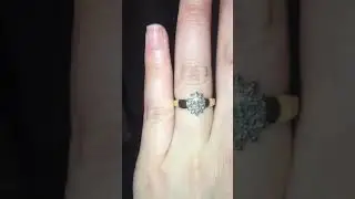 Vintage Diamond Cluster Ring Video