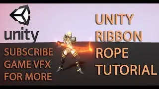 Unity Tutorial whip or rope by cpu particles in UNITY 3D