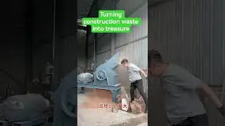 🏗️ Turn Construction Waste into Sand On-Site! 💰