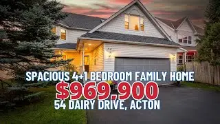 Stunning 4+1 Bedroom Family Home for Sale in Acton | Tyler Dawe, Realtor in Rockwood & Guelph