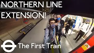 London's Newest Tube Link Has Opened... and I was on the FIRST TRAIN!