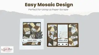 Easy Mosaic Card Ideas with Paper Scraps