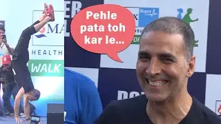 When Akshay Kumar Trolled A Reporter | Pulled Off An Amazing Hand-Walk