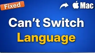 Cannot Switch Language using Shortcut key on Mac: Fix
