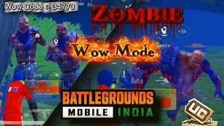 Secret Zombie Mode in BGMI 👻 | Wow Mode Code 34770 😱🔥
