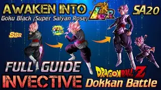 Awaken into LR Goku Black (Super Saiyan Rose) Guide Dokkan Battle
