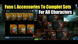 Darkness Rises Fusing L Accessories To Complete Sets for All Characters
