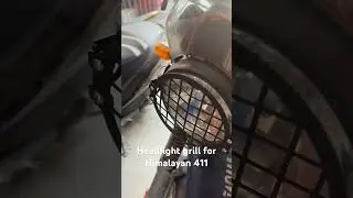 Headlight grill fro #himalayan411 #hunter350 #himalayan450 #bike #royalenfield #viral