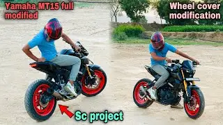 Yamaha MT15 full modified with Sc project loud exhaust 🔥