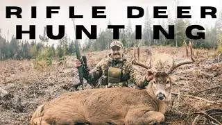 Idaho Rifle Deer Hunting - Big White tail Down