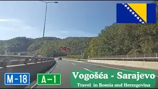 Vožnja od Vogošće do Sarajeva: M18 i A1 Putevi! 🇧🇦 @BHRoadStoriesBH