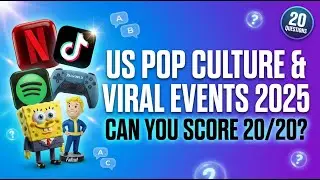 US Pop Culture & Viral Events 2025 Quiz  | 20 MCQs | Can You Score 20/20?