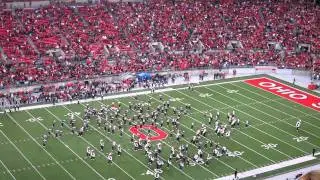 Ohio State University Marching Band 11 19 2011 Half Time and Dr. Woods Script Ohio Vs Penn State