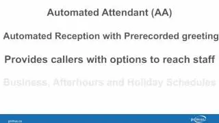 Primus Hosted Phone System - Auto Attendant: Overview